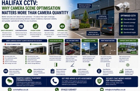 Halifax Commercial CCTV: Why Camera Scene Optimisation Matters More Than Camera Quantity