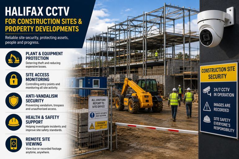 Halifax CCTV for Construction Sites and Property Developments